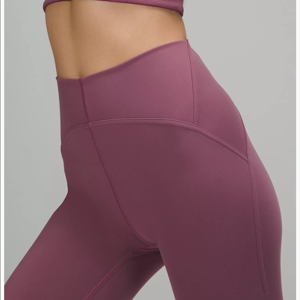 LULULEMON INSTILL HIGH RISE TIGHT 25" INCH Vintage Plum. NWT. 🔥 - Picture 4 of 4
